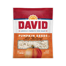 David Jumbo Pumpkin Sunflower Seeds 149g (12 Pack) -Z75 -Z81