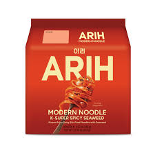 ARIH MODERN NOODLE K-Super Spicy Seaweed 130g (16 pack) -