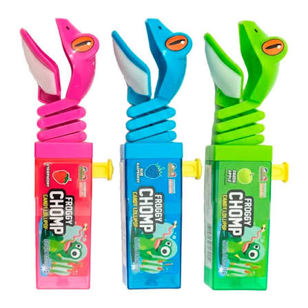 KIDSMANIA Froggy Chomp Candy Lollipop 17g (12 pack) - Z63