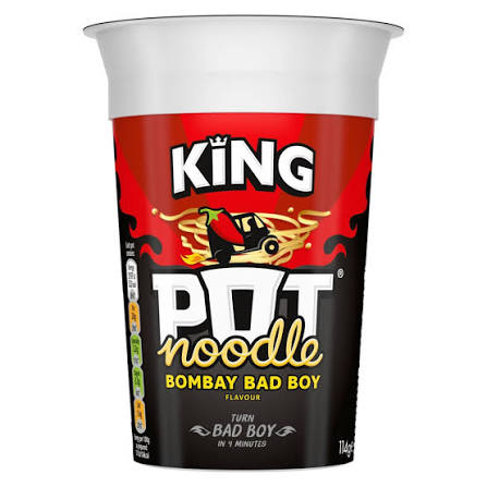 POT NOODLE King Pot Bombay Bad Boy 114g (12 Pack) -