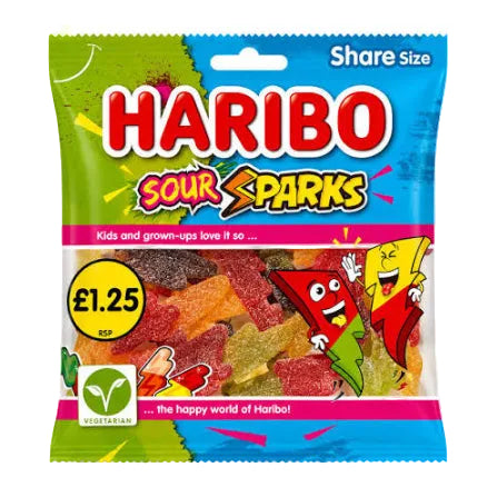 HARIBO Sour Sparks 140g (12 pack) -