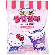 SANRIO Round Roll-Up Jelly Strawberry & Blueberry Flavor 40g (24 pack) - C14