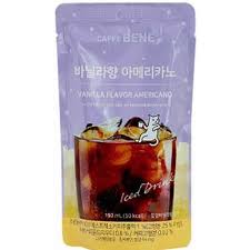 CAFFE BENE Vanilla Flavor Americano Pouch 190ml (50 pack)- G0