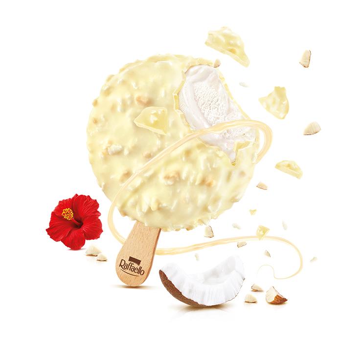 FROZEN - FERRERO Ice Cream Raffaello x4 188g (7 pack).