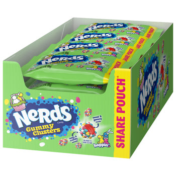 NERDS Hoppin' Gummy Clusters Sharepack 85g (12 pack) VOIR EASTER