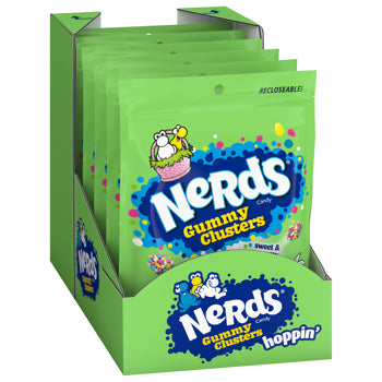 NERDS Easter Gummy Clusters Stand Up Bag 227g (6 pack) - H2