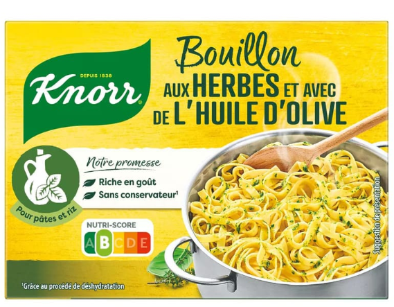 KNORR Bouillon aux Herbes et Huile d'Olive 15x10g (150g) (12 pack) - O13