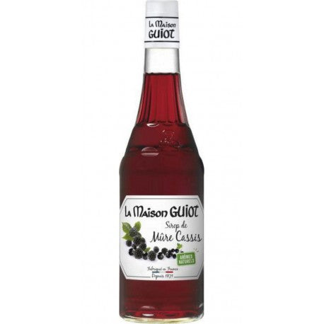 LA MAISON GUIOT Sirop Mûre Cassis 700ml (6 pack)