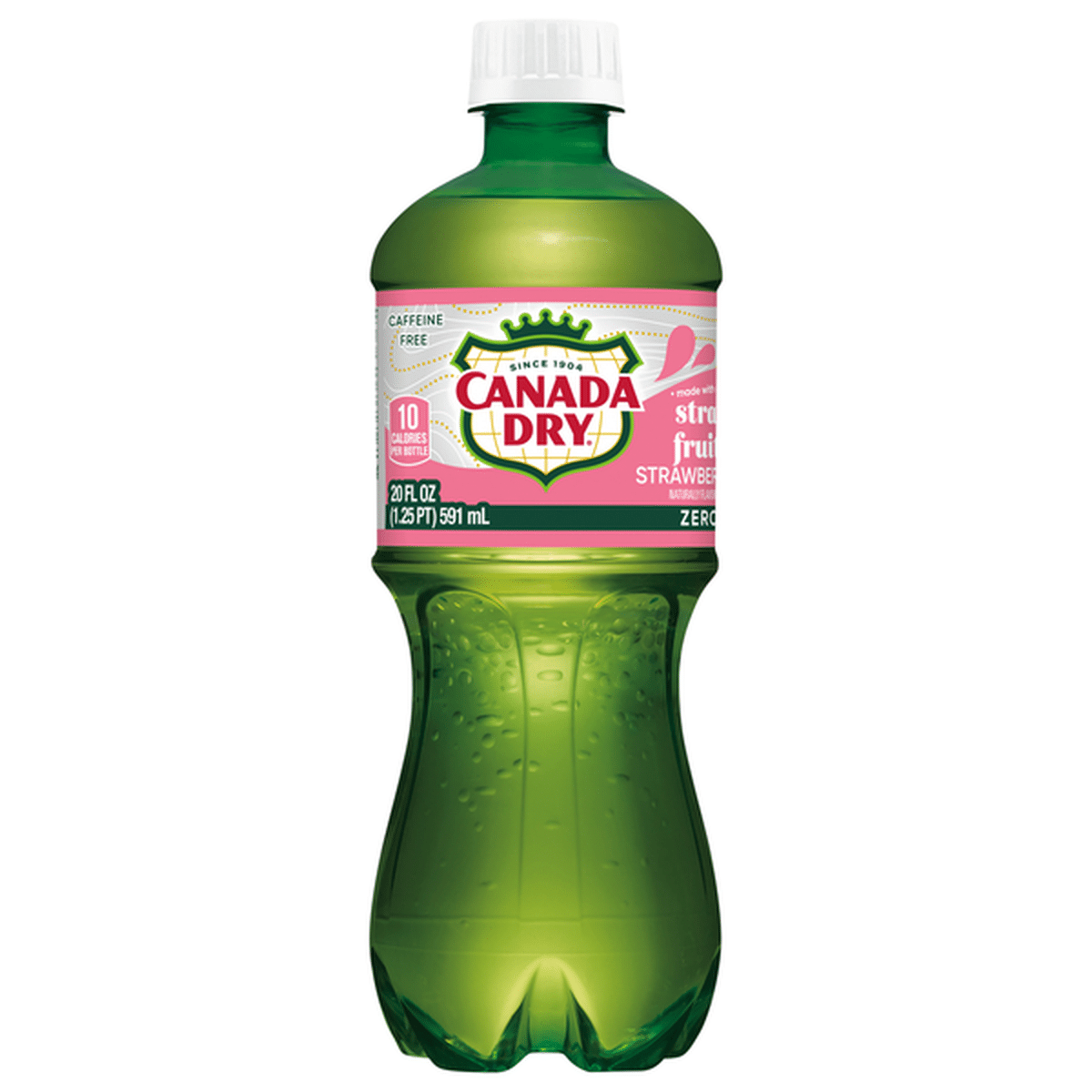 CANADA DRY Fruit Splash Strawberry 591ml (24 pack)