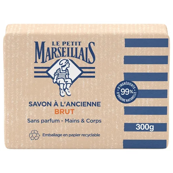 LE PETIT MARSEILLAIS Savon À L'Ancienne Brut 300g (24 Pack)
