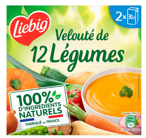 Liebig Velouté de 12 Légumes 2x30cl (9 pack) -