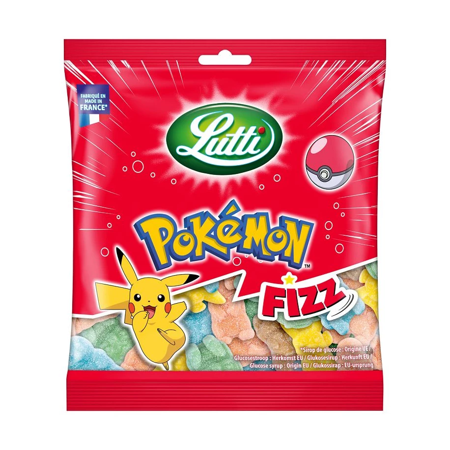 LUTTI Pokemon Fizz 100G (16 pack)- France - V39