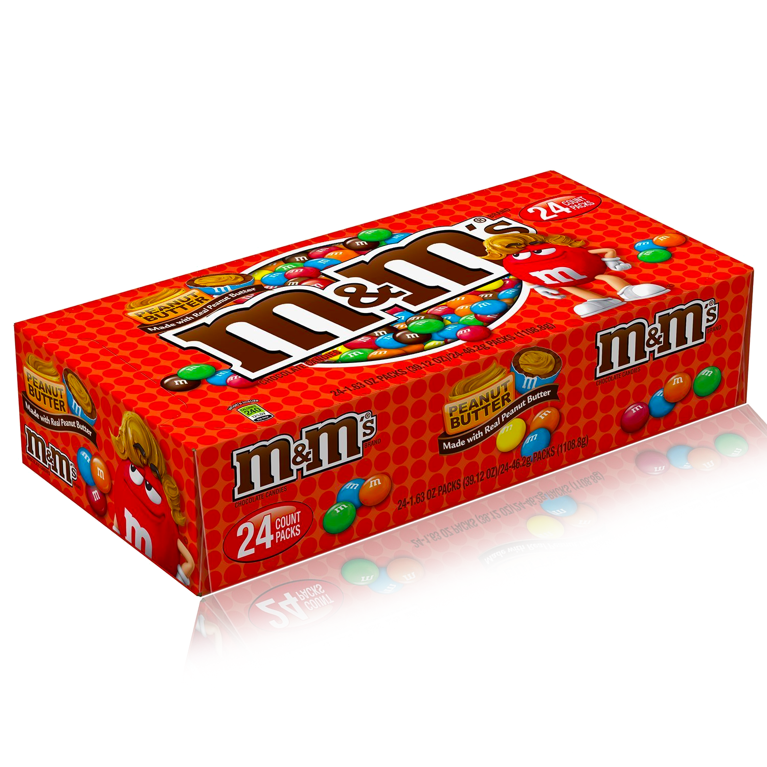 M&M's Peanut Butter 46g (24 pack) - D22