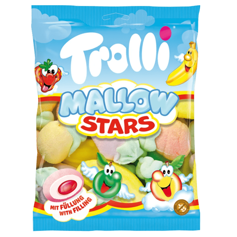 TROLLI Mallow Stars 150g (8 pack) - D7