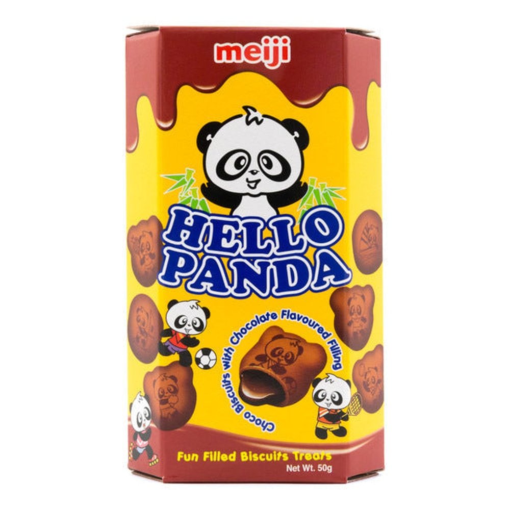 Meiji Hello Panda Double Chocolate Biscuits 43g ( 10 pack) - WAS.