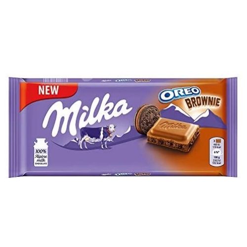 Barre de chocolat Milka Oreo Sandwich 92 g (lot de 16)