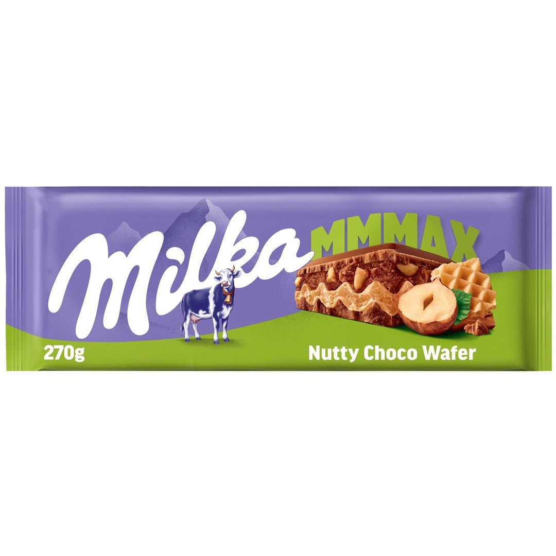 Milka Max Choco and Waffle 270g (13 pack) -K8.