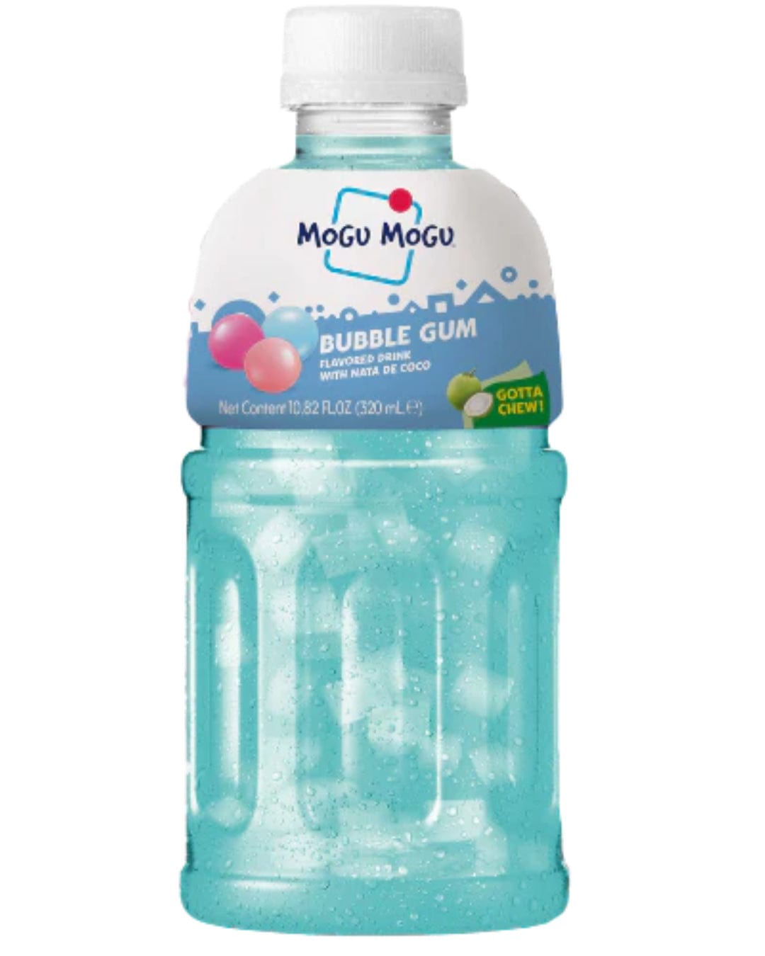 Mogu Mogu Bubble Gum Flavored Drink 320ml (24 pack)P0