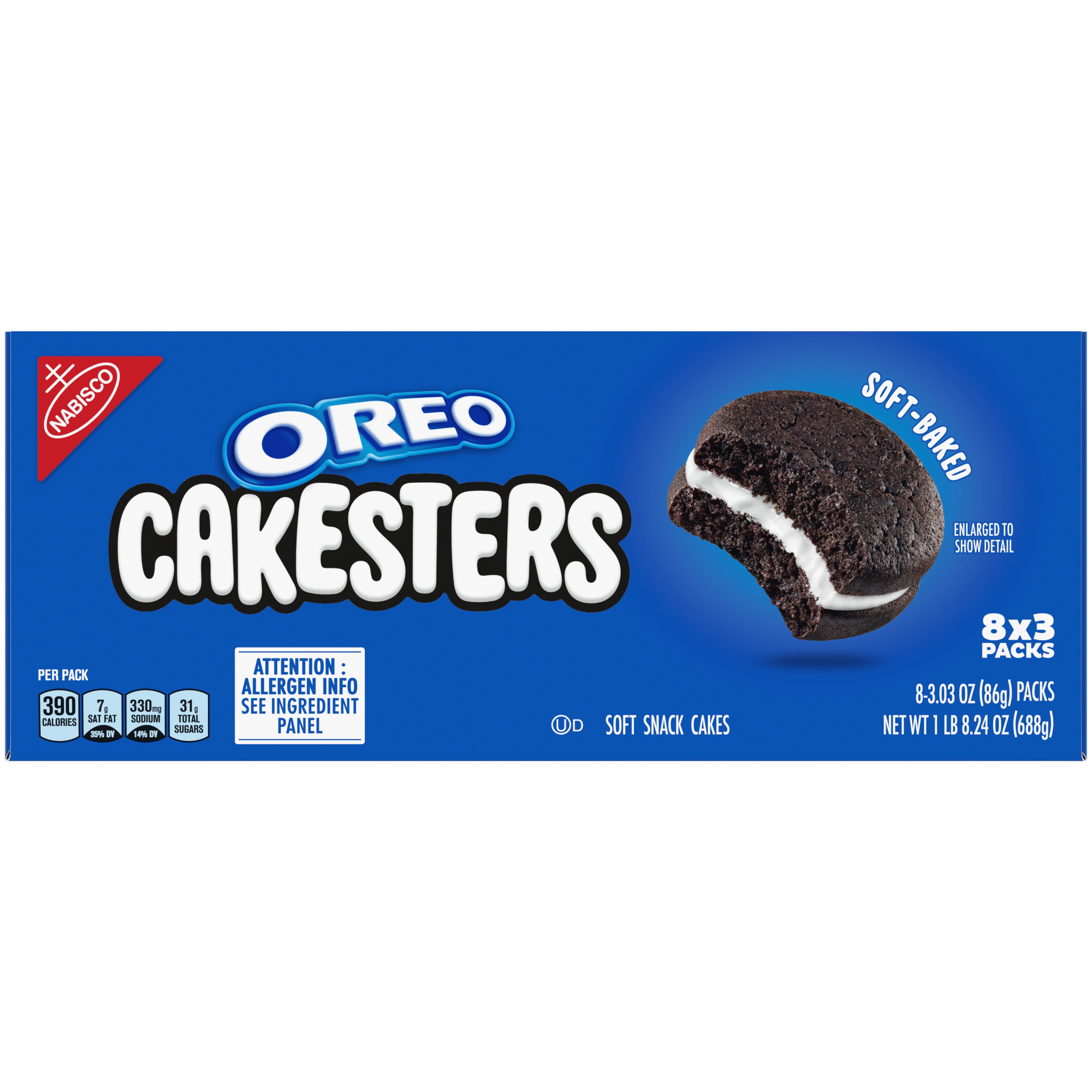 Oreo Cakesters Original 86g (8 Pack)
