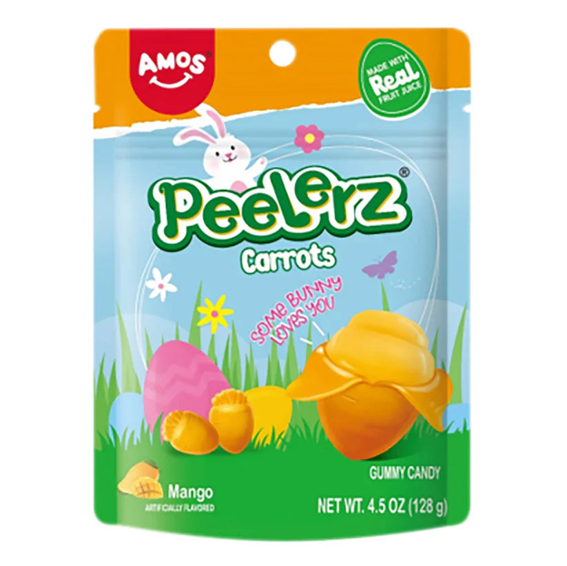AMOS Peelerz Gummy Carrots 65g (24 pack) - L1