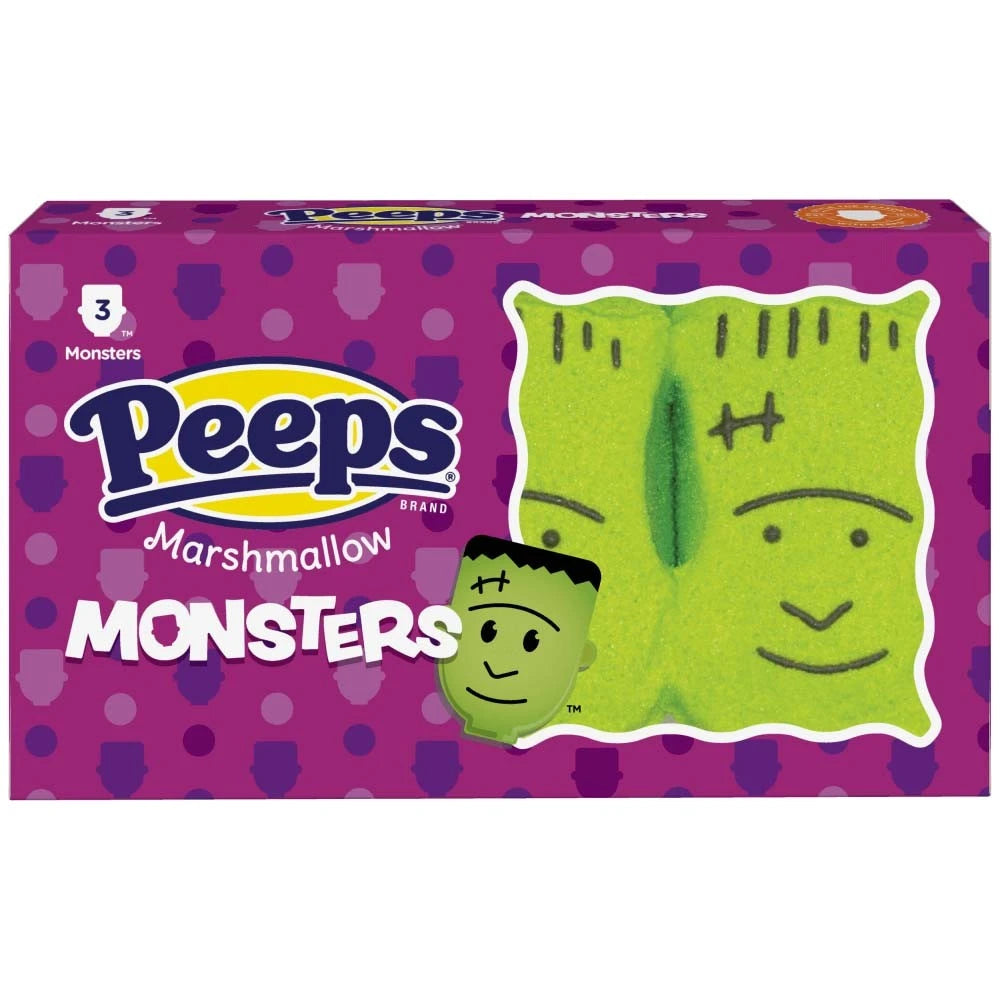 Halloween Peeps Marshmallow Monsters x3 43g ( 24 pack) V24