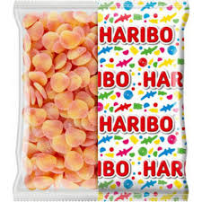 HARIBO Peaches 2 kg (~420 counts) -Z115