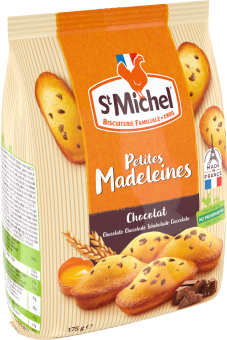 SAINT MICHEL Petites Madeleines Choco Chips 175g (10 Pack)