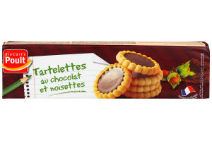 POULT Tartelettes Chocolat Noisettes 150g (24 pack)