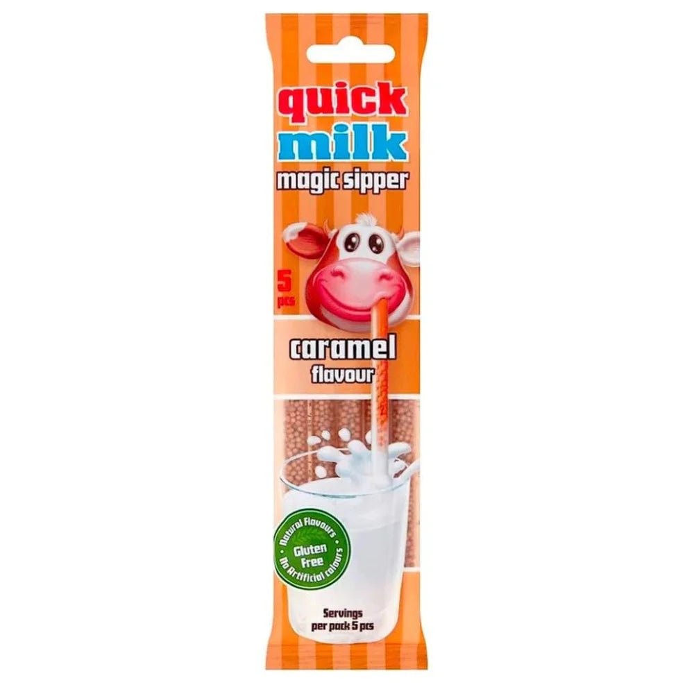 QUICK MILK Magic Sipper Caramel 30g (20 pack)
