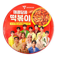 SEVENTEEN Chewy Tteokbokki Tomato 140g (16 Pack) - B8