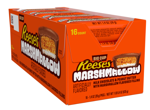 Reese's Big Cup Marshmallow 39g (16 Pack)