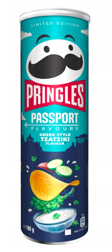 Pringles Chips Passport Greek Style Tzatziki 165g (19 pack) - FSol