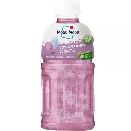 Mogu Mogu Cotton Candy Flavored Drink 320ml (24 pack)