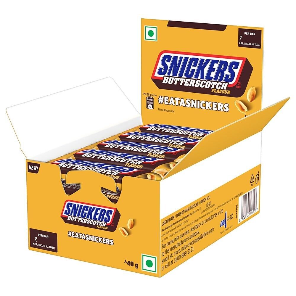 SNICKERS MASTERCASE DEAL! -  Butter Scotch 42g  (12x15 pack)