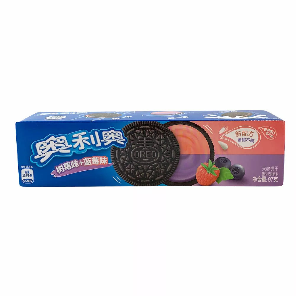 Oreo Sandwich Cookie Blueberry and Raspebrry Flavor 97g (24 pack) - H73.