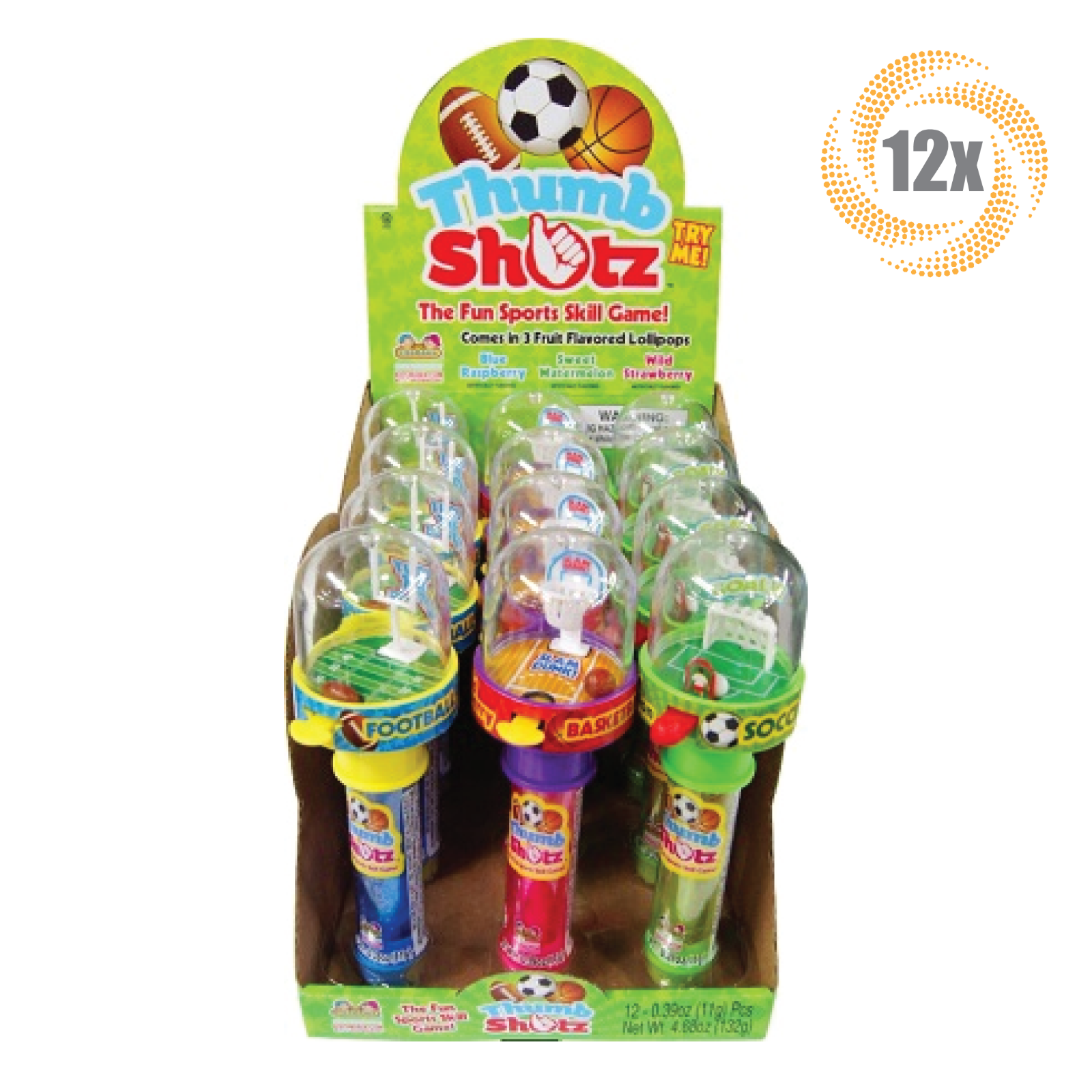 Kidsmania Thumb Shotz 11g (12 pack) - B80