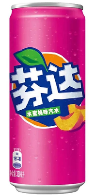 FANTA Peach Flavor Soda 330ml (12 Pack)