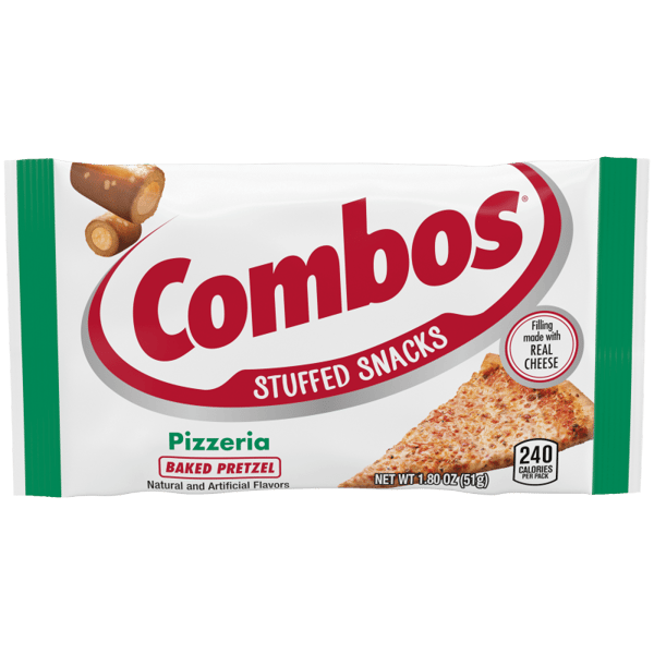 Combos Pizzeria Pretzel Baked Snacks 51g (18 Pack)-W41