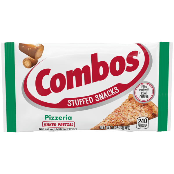 Combos Pizzeria Pretzel Baked Snacks 51g (18 Pack)-W36 -W41