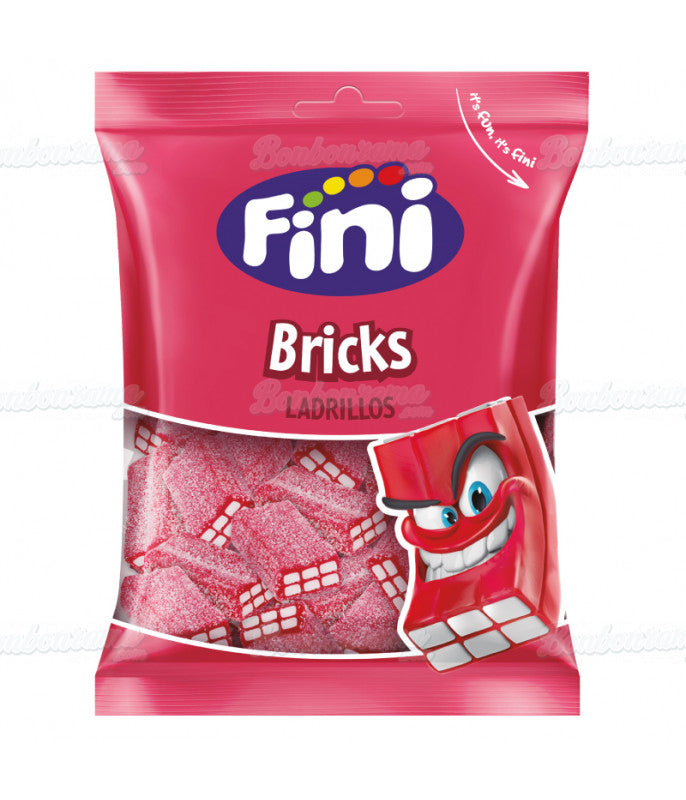 Fini Fizz Strawberry Bricks 90g (12 pack) - A14