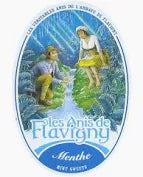 LES ANIS DE FLAVIGNY Boite Ovale Menthe 50g (12 Pack)