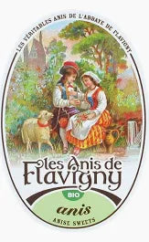LES ANIS DE FLAVIGNY Boite Ovale Anis Biologique 50g (12 Pack) - R52