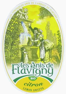 LES ANIS DE FLAVIGNY Boite Ovale Citron Biologique 50g (12 Pack) - R45