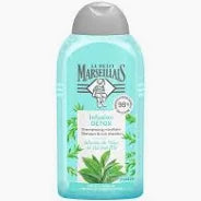 LE PETIT MARSEILLAIS Shampooing Détox Fraicheur Infusion de Thé Vert Bio 250ml (12 Pack)