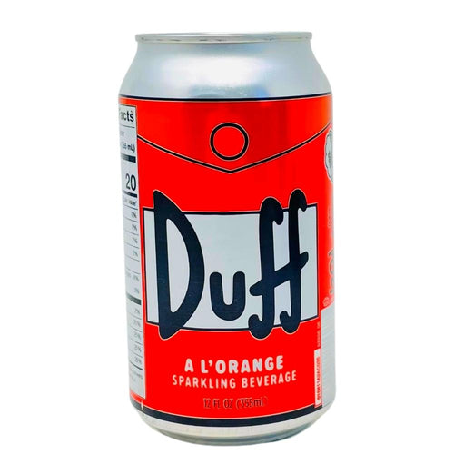 Duff A L'Orange Sparkling Beverage 355 mL (24 Pack)