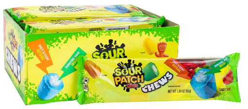 Sour Patch Kids Chews Assorted Soft Candy 55g (18 pack) - Z68