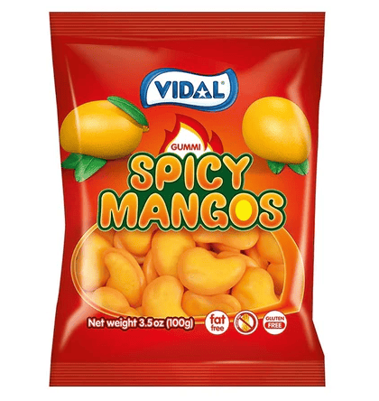 VIDAL Filled Spicy Mangos 100g (14 pack)