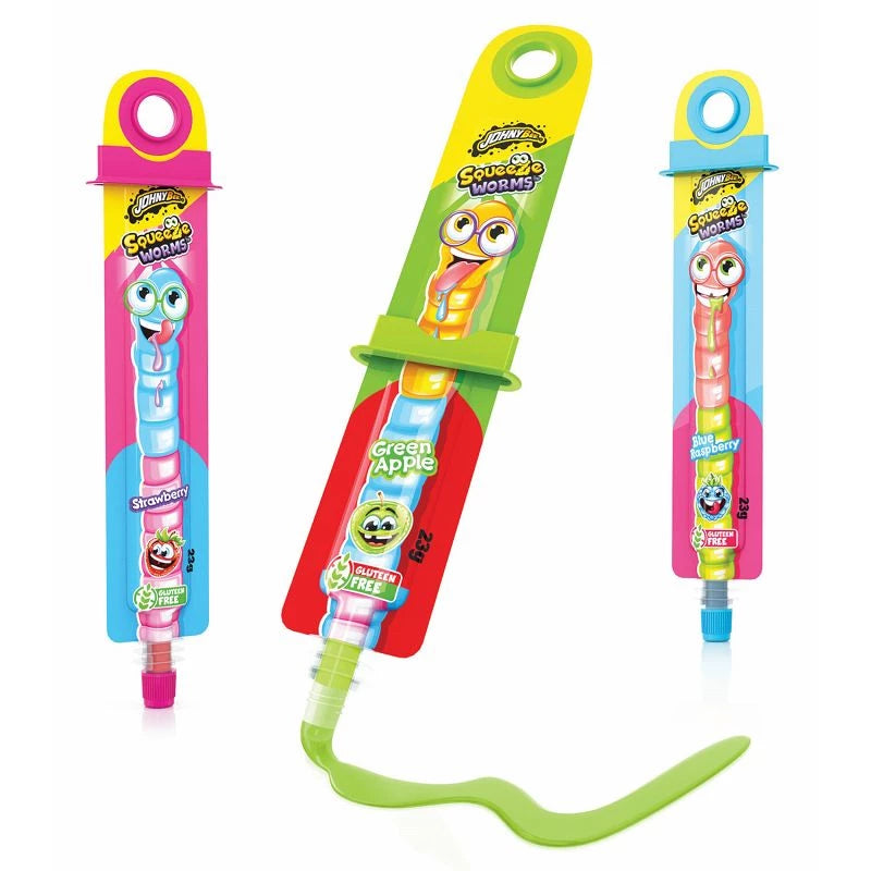 JOHNY BEE Squeeze Worms 23g (30 pack) - R38