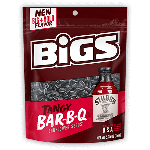 BIGS Stubb's Tangy BBQ Sunflower Seeds 152 g (12 Pack) B69