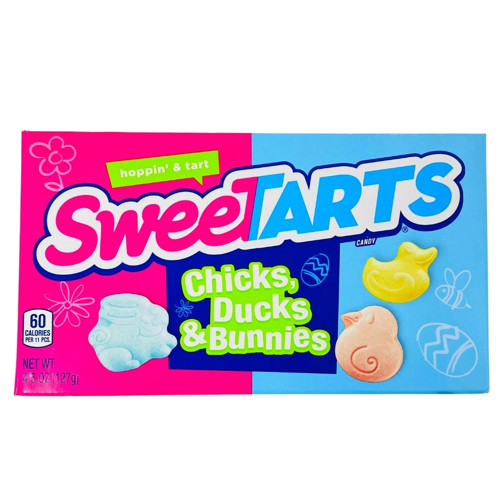 Sweetarts Easter Chicks, Duck, & Bunnies Theater 128g (10 Pack) -